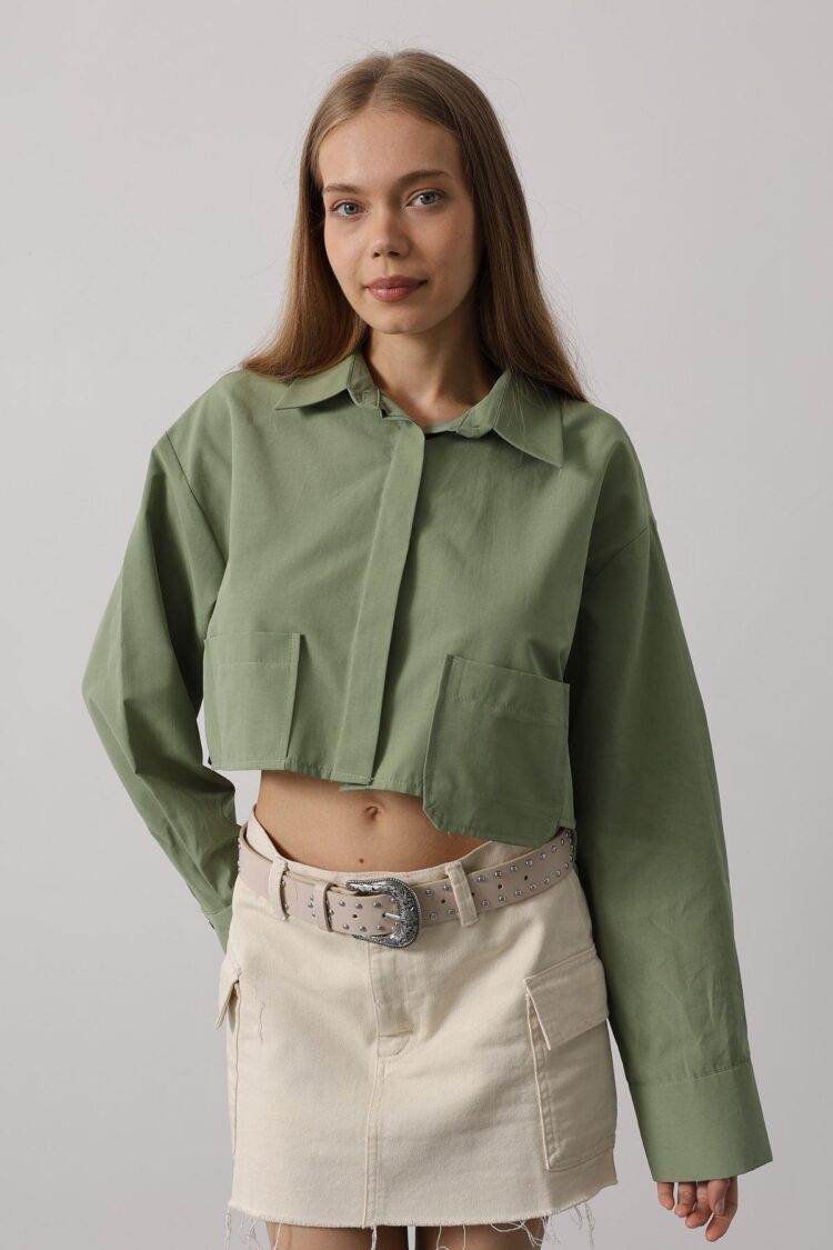 Short Size Double Pocket Shirt