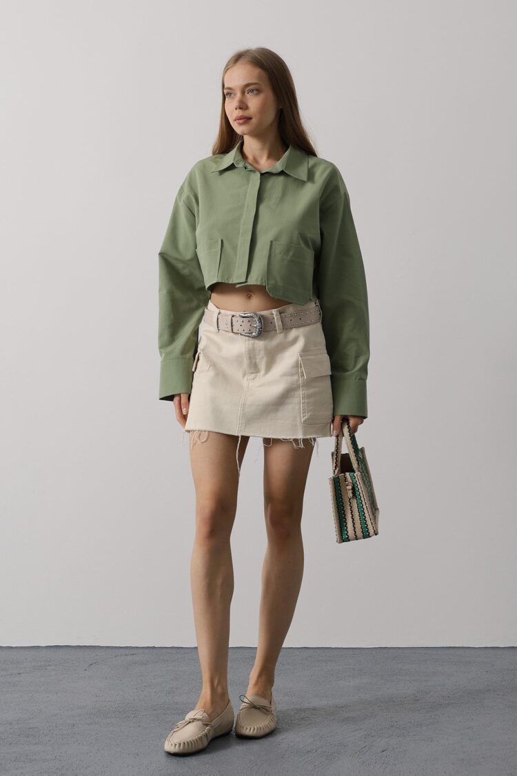 Short Size Double Pocket Shirt