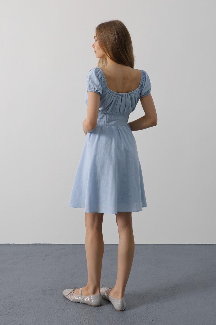 Mini Dress With Waist Corset - Baby