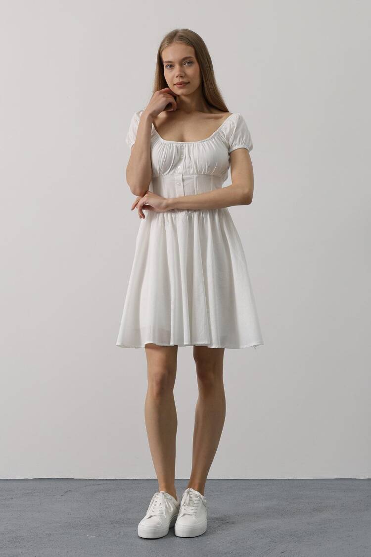 Mini Dress With Waist Corset