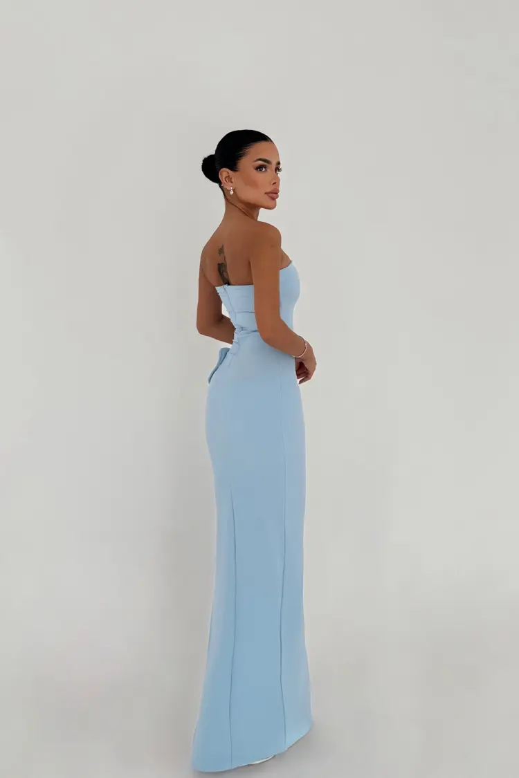 Blue Daysi Strapless Dress