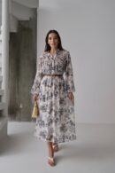 WholesaleBib Detailed Dress - Brand: Elisa - Women's Clothing Wholesale - Globality Store