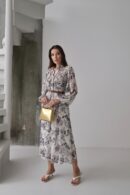 WholesaleBib Detailed Dress - Brand: Elisa - Women's Clothing Wholesale - Globality Store
