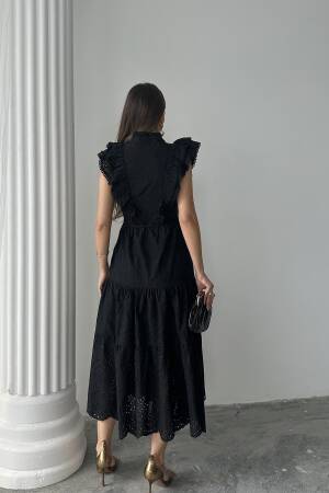 Frilled Button Dress