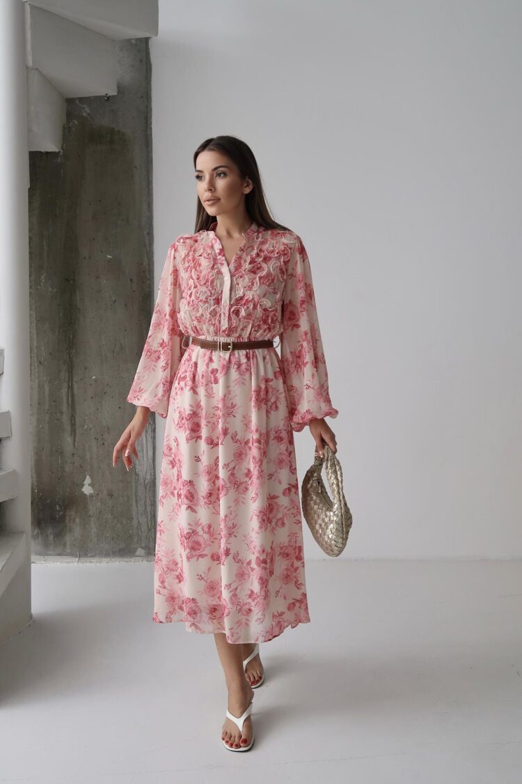 Piping Detailed Dress