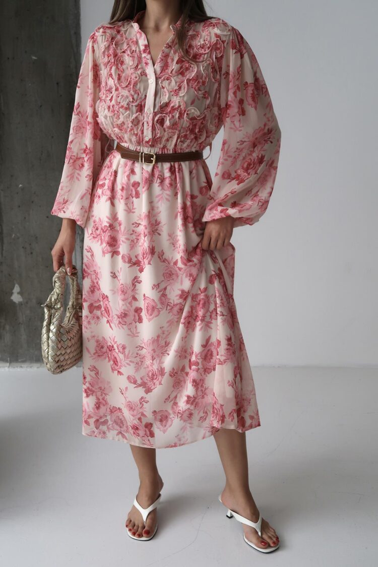 Piping Detailed Dress