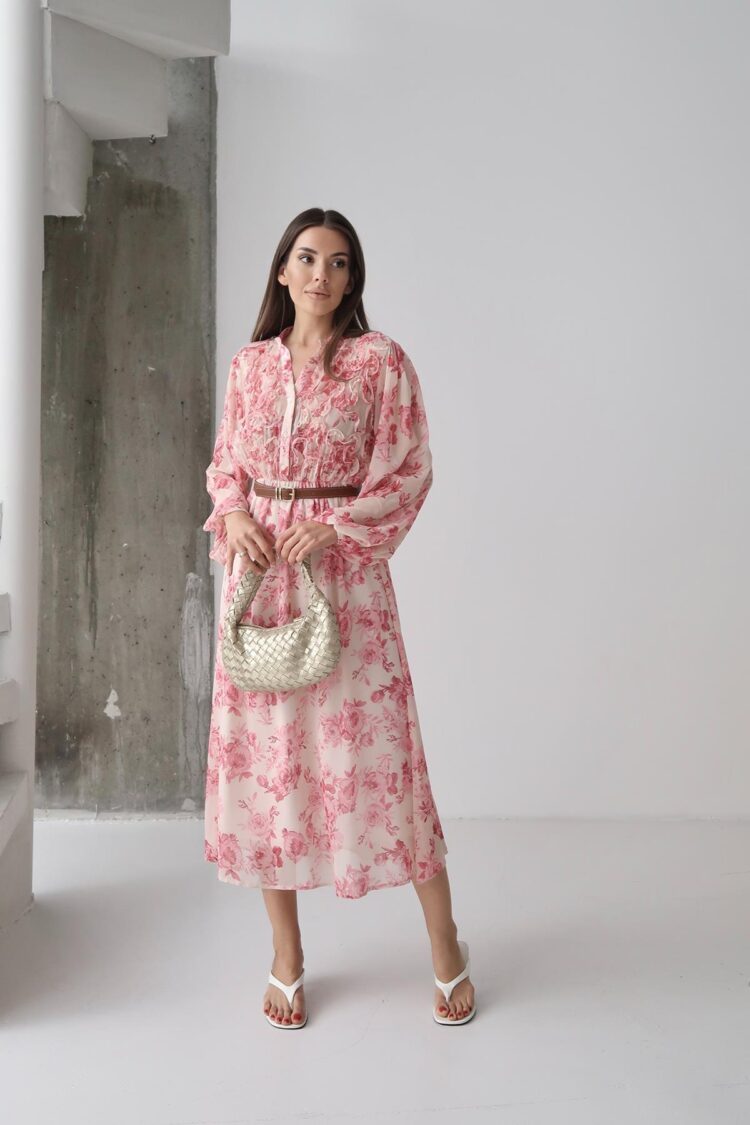 Piping Detailed Dress