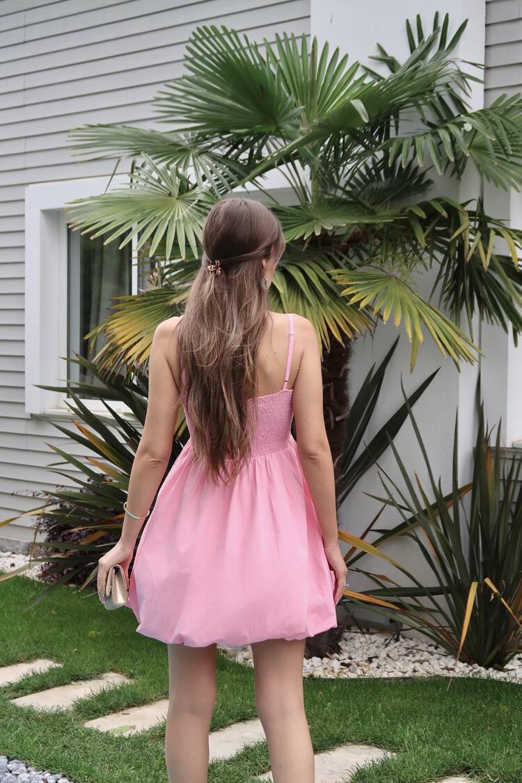 WholesaleFront Bow Strappy Dress