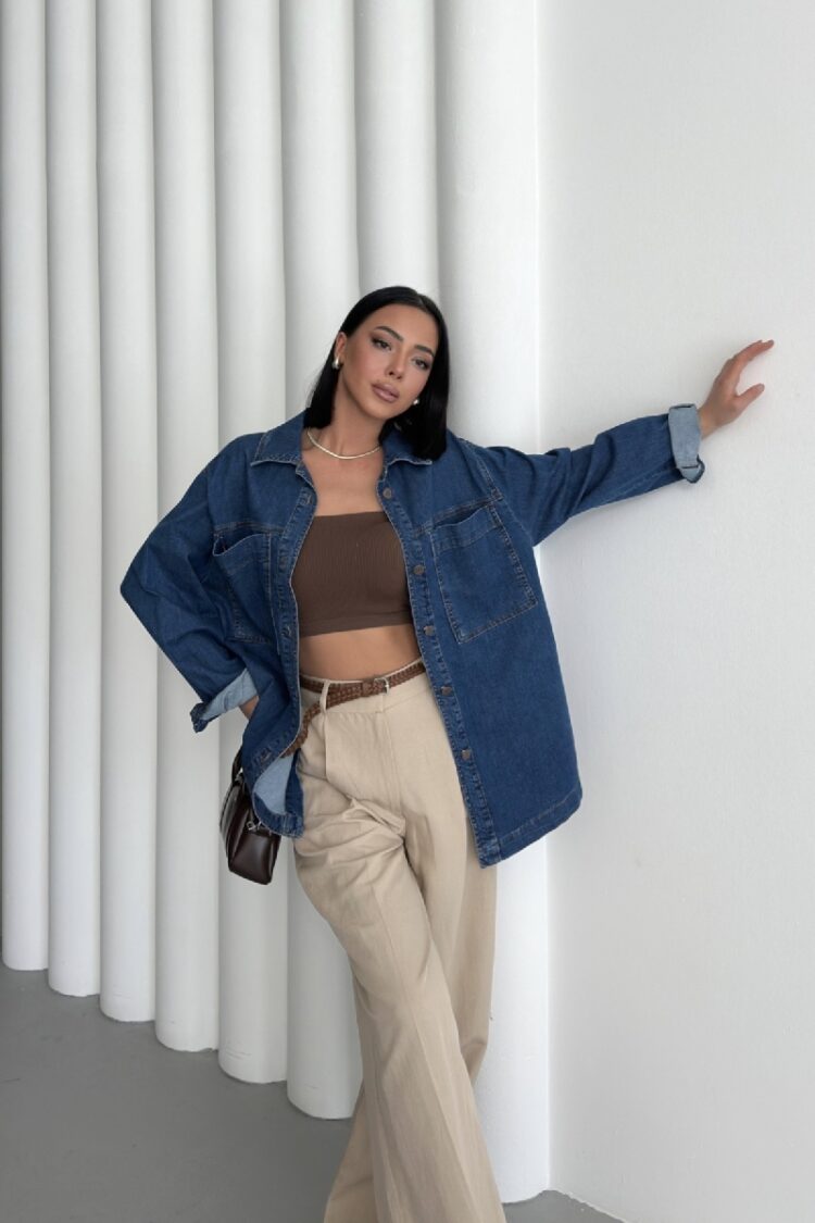Denim Shirt With Pockets