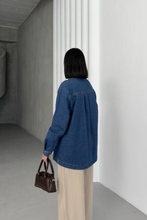 Denim Shirt With Pockets - Brand: XLove - Women's Clothing Wholesale - Globality Store