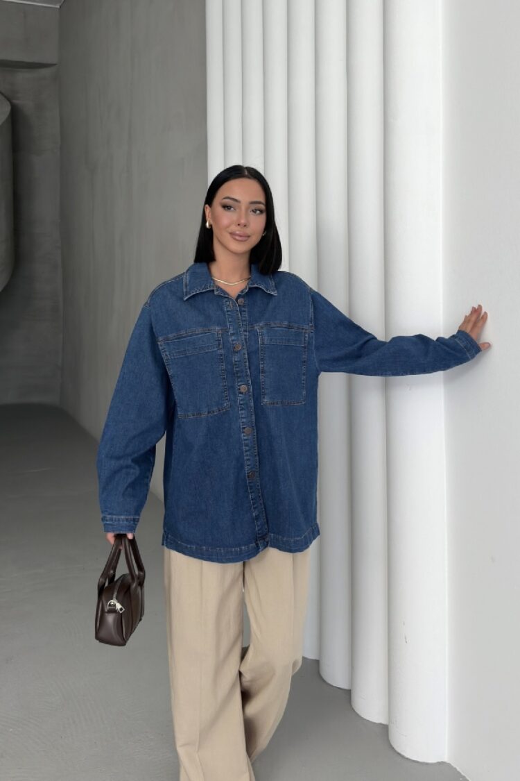 Denim Shirt With Pockets