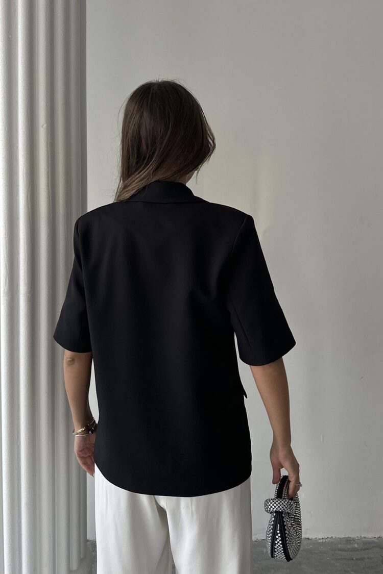 WholesaleShort Sleeve Blazer Jacket