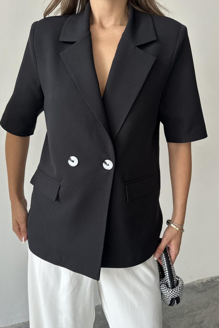 WholesaleShort Sleeve Blazer Jacket