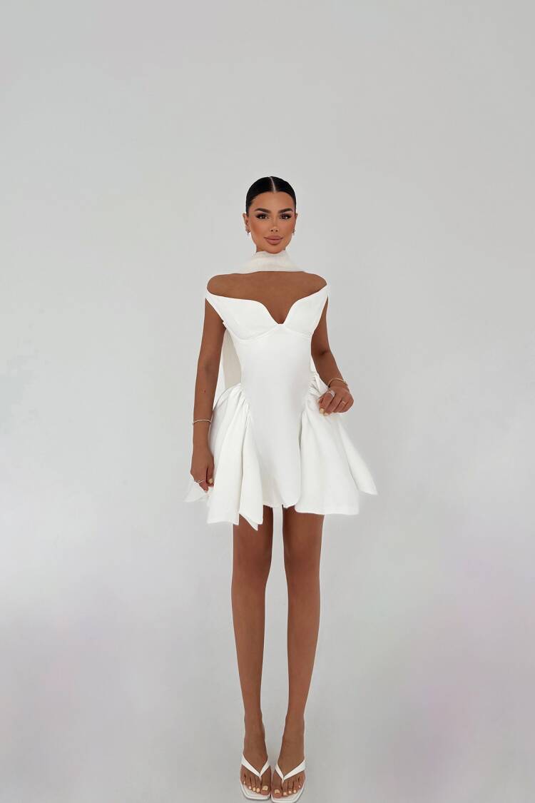 Back Detail Mini Dress