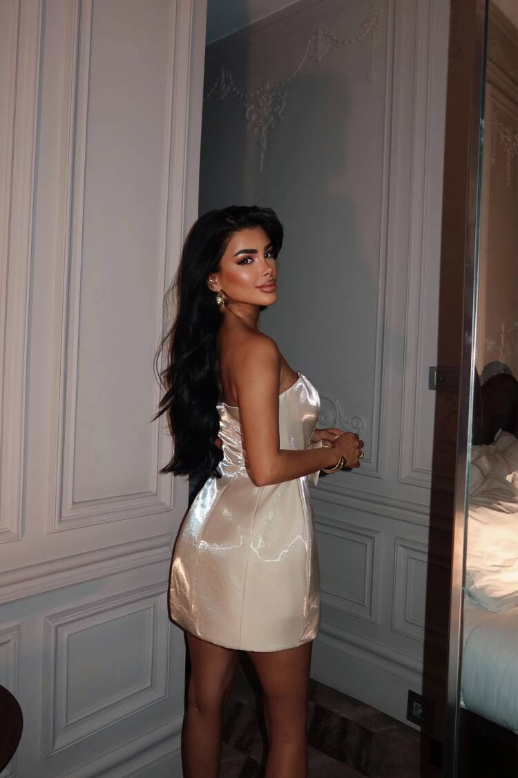 Bow Detail Mini Dress