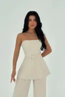 Betty Belted Suit - Brand: EYYO ATELIER - Women's Clothing Wholesale - Globality Store