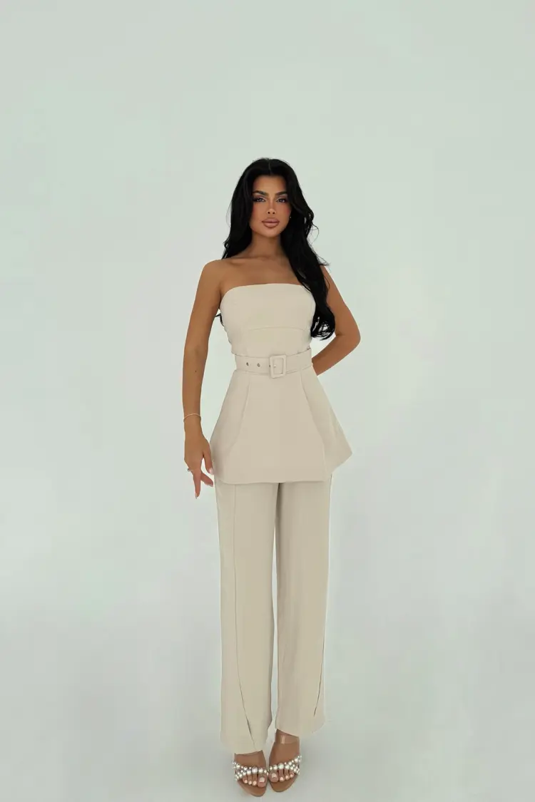 Betty Belted Suit - Brand: EYYO ATELIER - Women's Clothing Wholesale - Globality Store