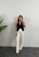 Women's Denim Vest - Brand: Fiori - Women's Clothing Wholesale - Globality Store