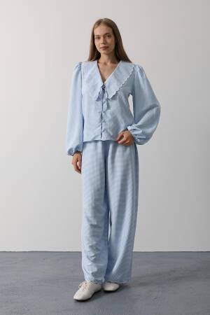 Embroidered Baby Collar Pants Set - Baby - Brand: Reyon - Women's Clothing Wholesale - Globality Store