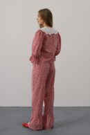 Lace Collar Square Pattern Suit - Brand: Reyon - Women's Clothing Wholesale - Globality Store