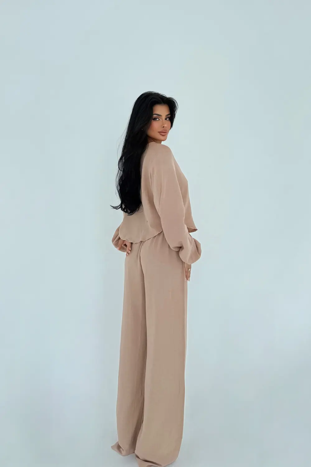 Tied Trouser Suit - Brand: EYYO ATELIER - Women's Clothing Wholesale - Globality Store