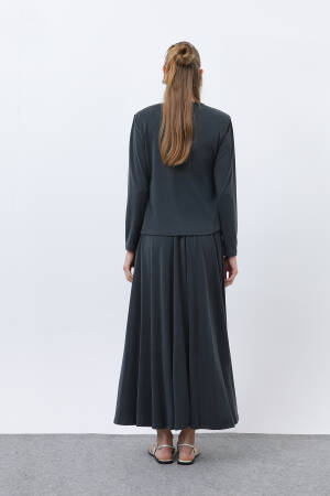 Women's Front Knotted Wadding Detailed Skirt Suit - Brand: Puane - Women's Clothing Wholesale - Globality Store