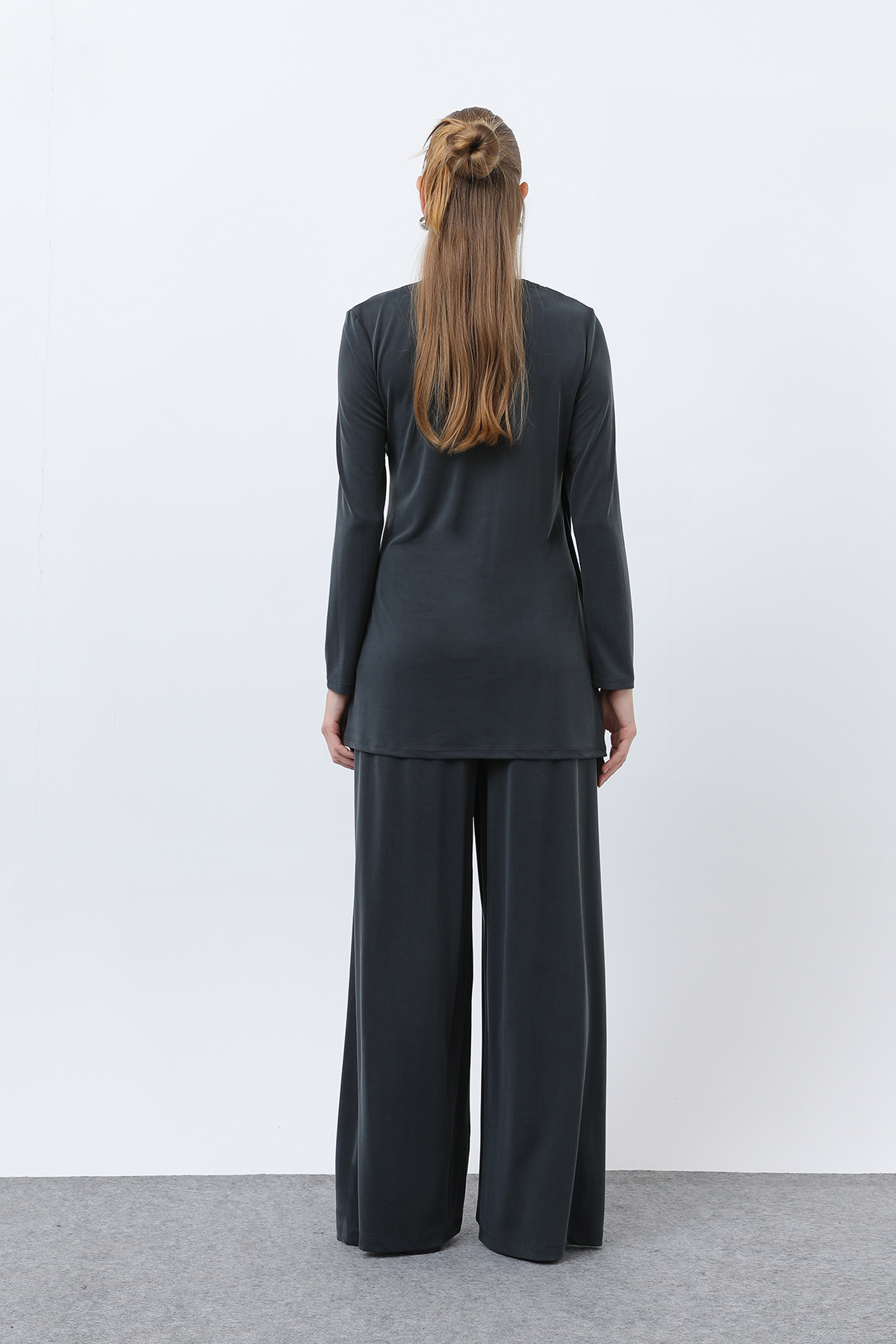 Women's Drape Detailed Trousers Suit