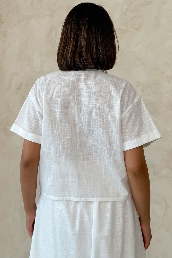 Embroidered Shirt - Yellow Dsn2