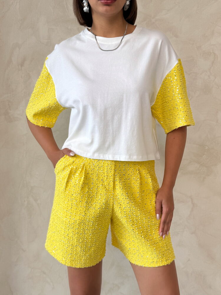 Sleeve Detailed T-Shirt