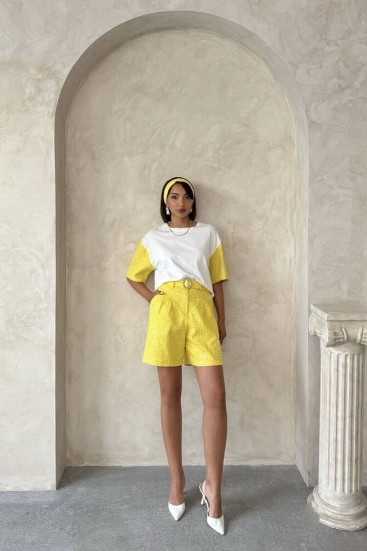 Sleeve Detailed T-Shirt