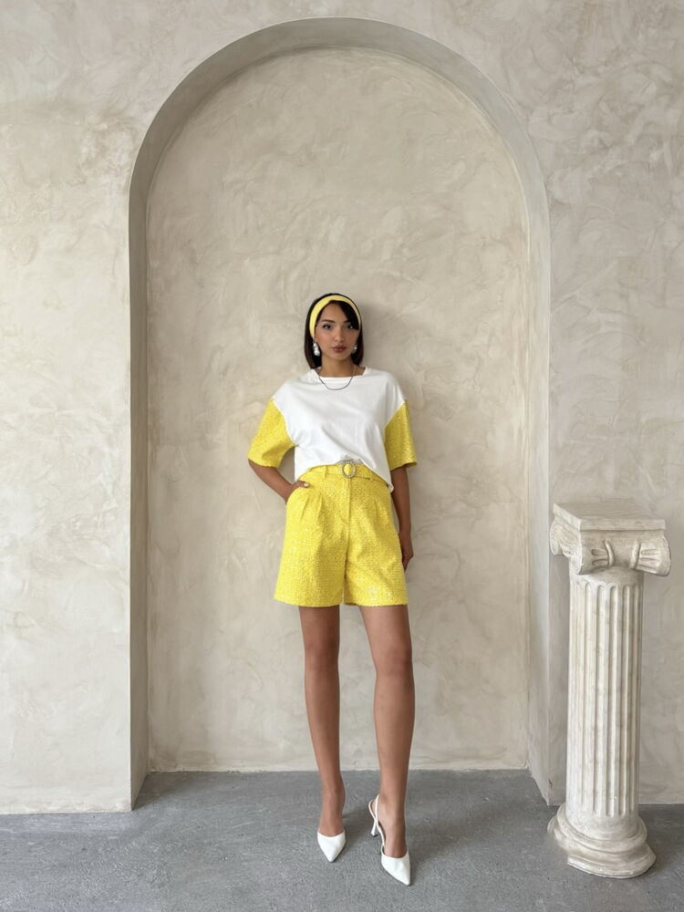 Sleeve Detailed T-Shirt