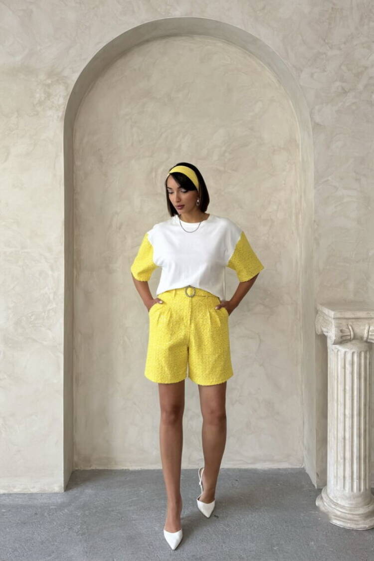 Sleeve Detailed T-Shirt
