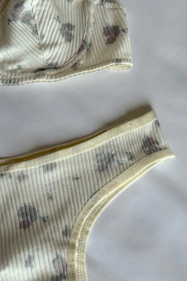 Flower Pattern Underwear