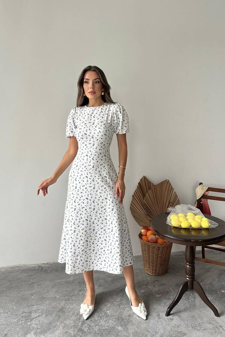 WholesaleDigital Printed Atlas Dress - Brand: Elisa - Women's Clothing Wholesale - Globality Store