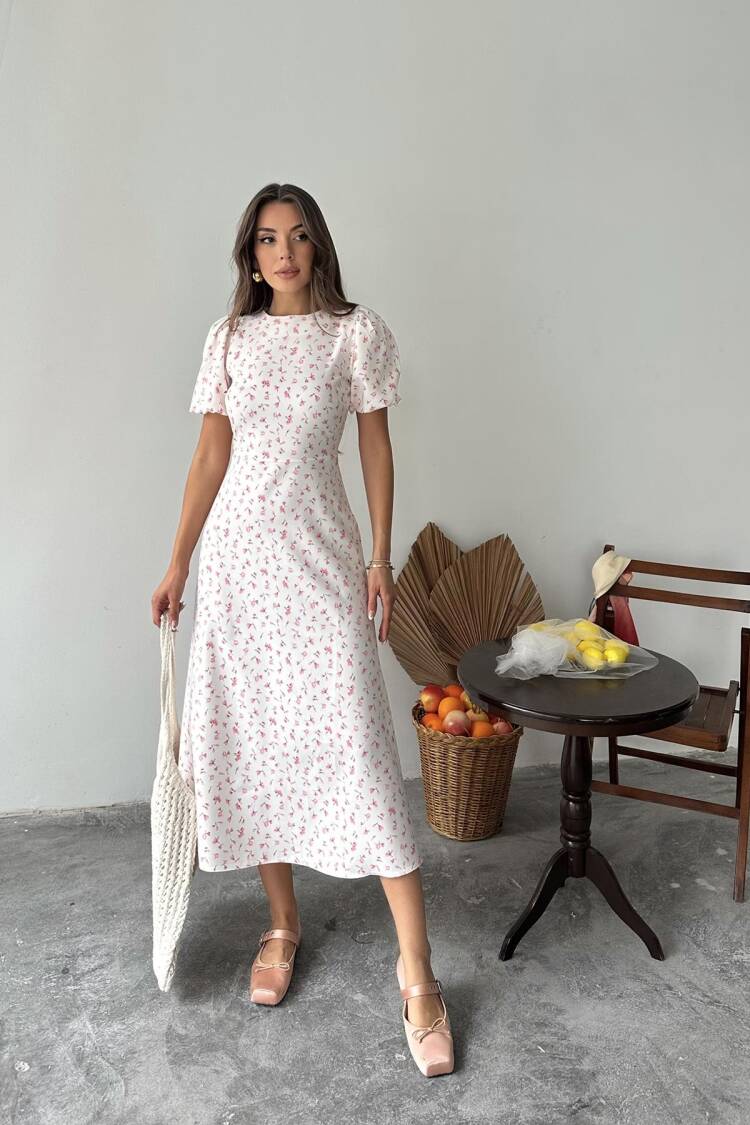 WholesaleDigital Printed Atlas Dress - Brand: Elisa - Women's Clothing Wholesale - Globality Store