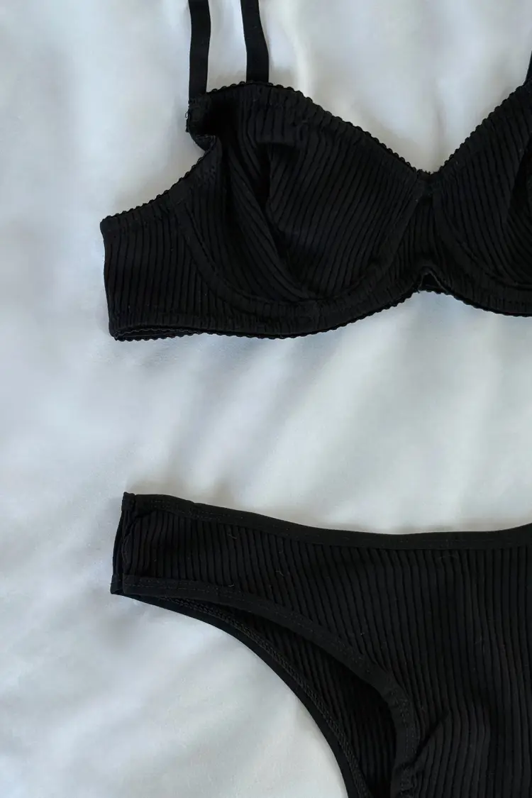 Striped Sexy Casual Elegant Bra