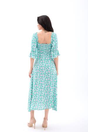 Mix Color Fit And Flare Dress - Brand: Fame - Women's Clothing Wholesale - Globality Store