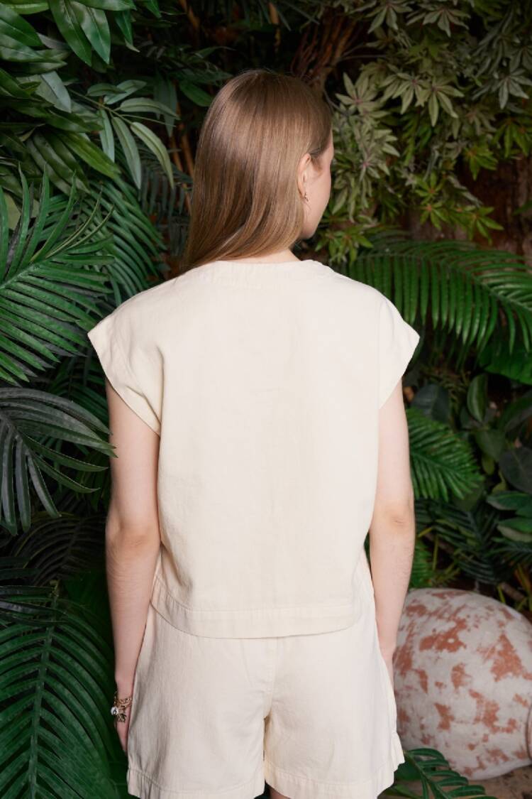 Beige Casual Elegant Modest Blouse