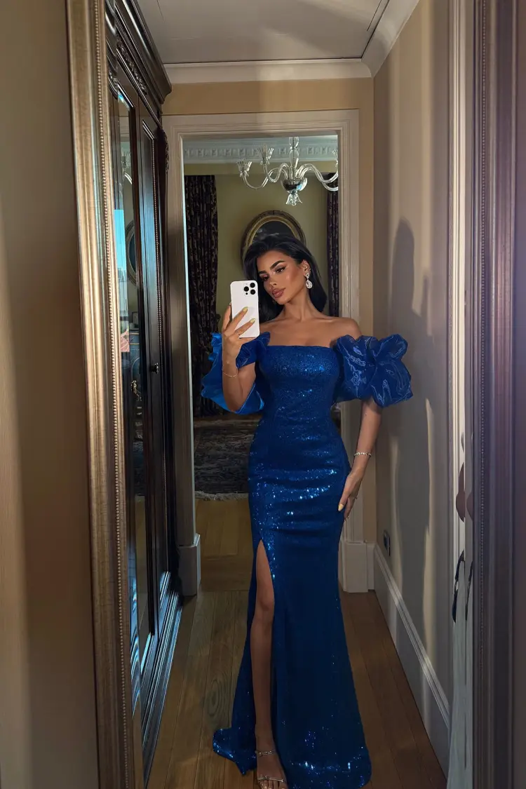 Glam Sequined Bodycon Dress