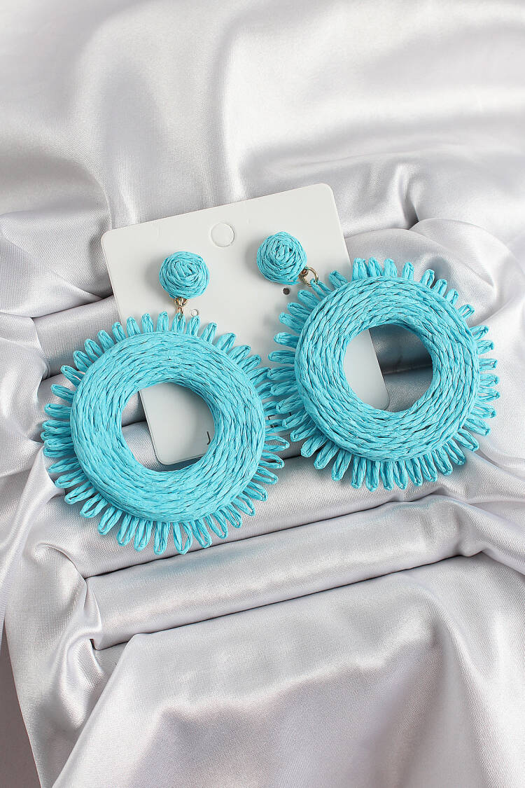 Blue Boho Earring - Brand: Ebijuteri - Women's Clothing Wholesale - Globality Store