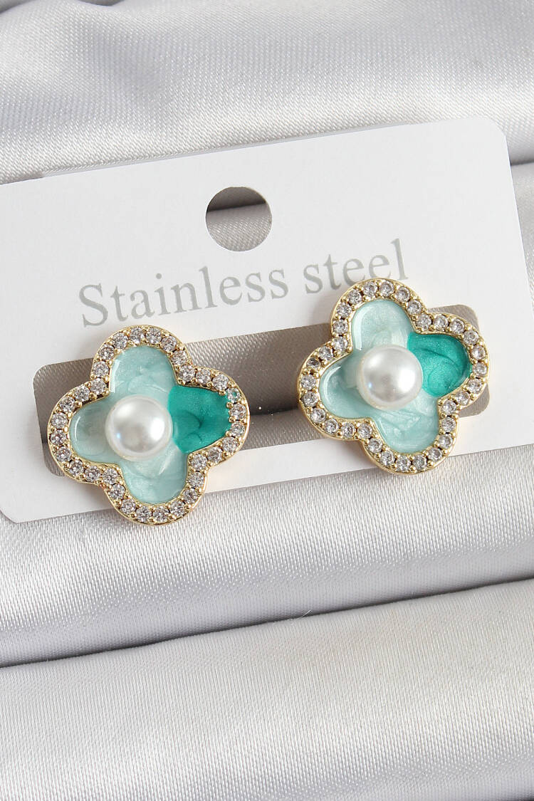 Elegant Green Earring For Work & Party - Brand: Ebijuteri - Women's Clothing Wholesale - Globality Store