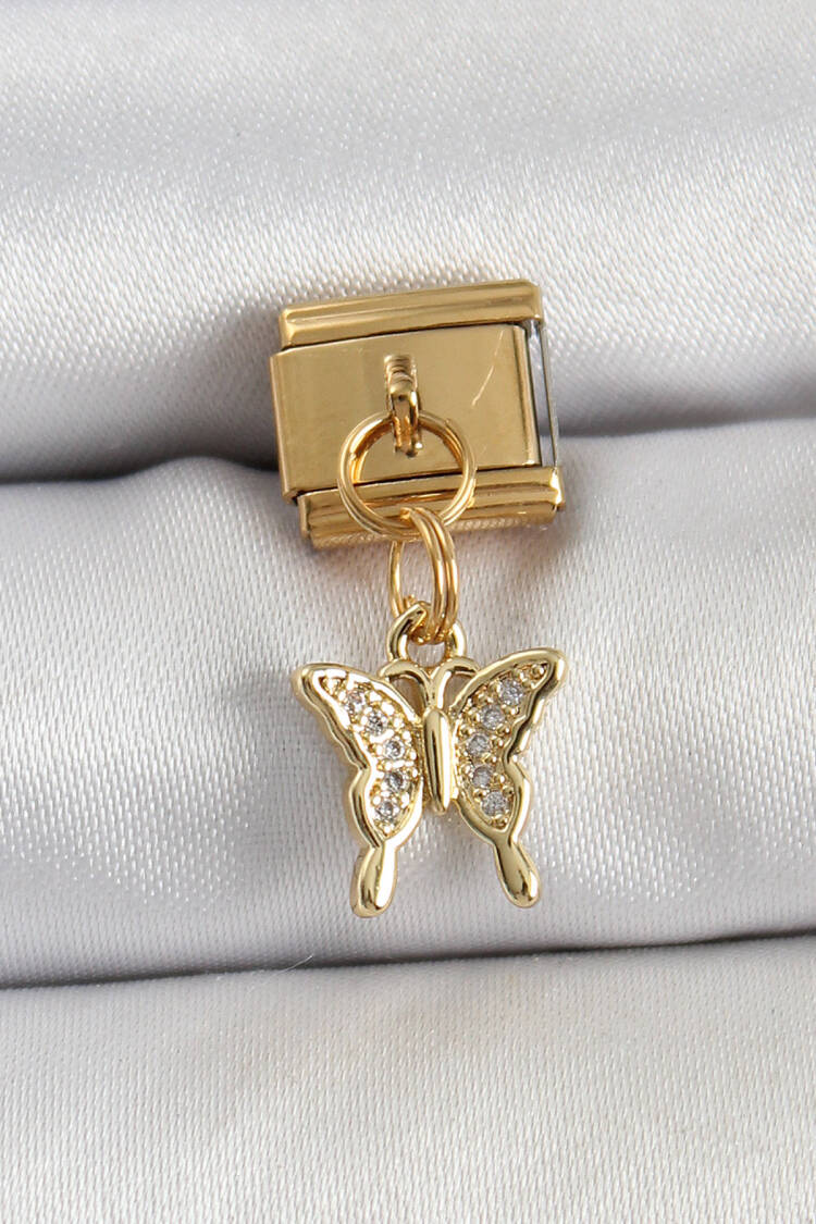 Elegant Gold Butterfly Bracelet - Brand: Ebijuteri - Women's Clothing Wholesale - Globality Store