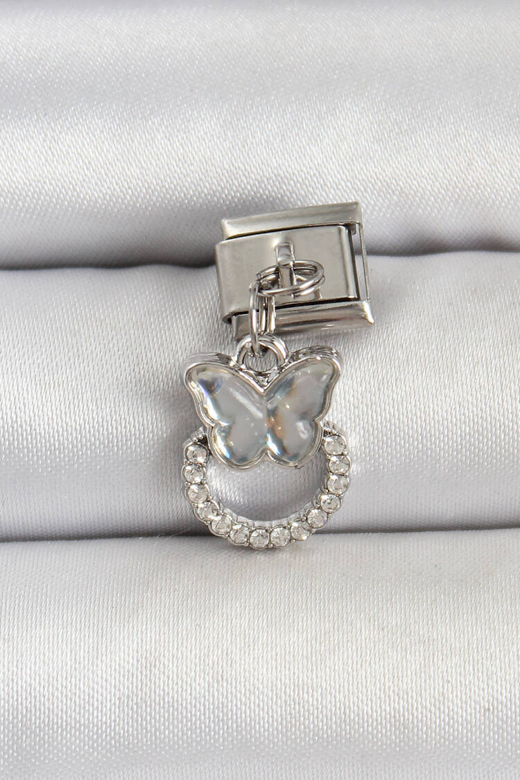 Silver Cute Bracelet With Butterfly Design - Brand: Ebijuteri - Women's Clothing Wholesale - Globality Store