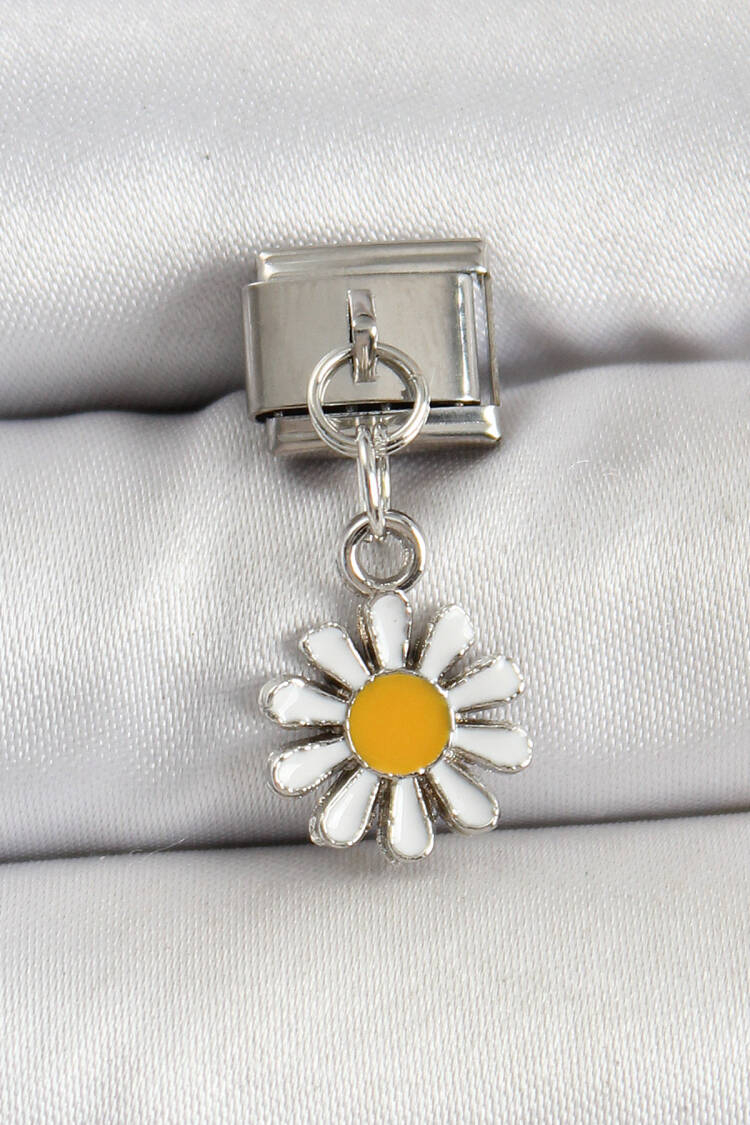 Silver Elegant Bracelet With Floral And Plain Patterns - Brand: Ebijuteri - Women's Clothing Wholesale - Globality Store