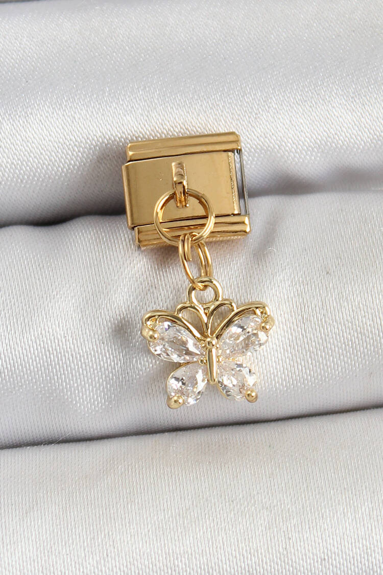 Gold Elegant Butterfly Bracelet - Brand: Ebijuteri - Women's Clothing Wholesale - Globality Store