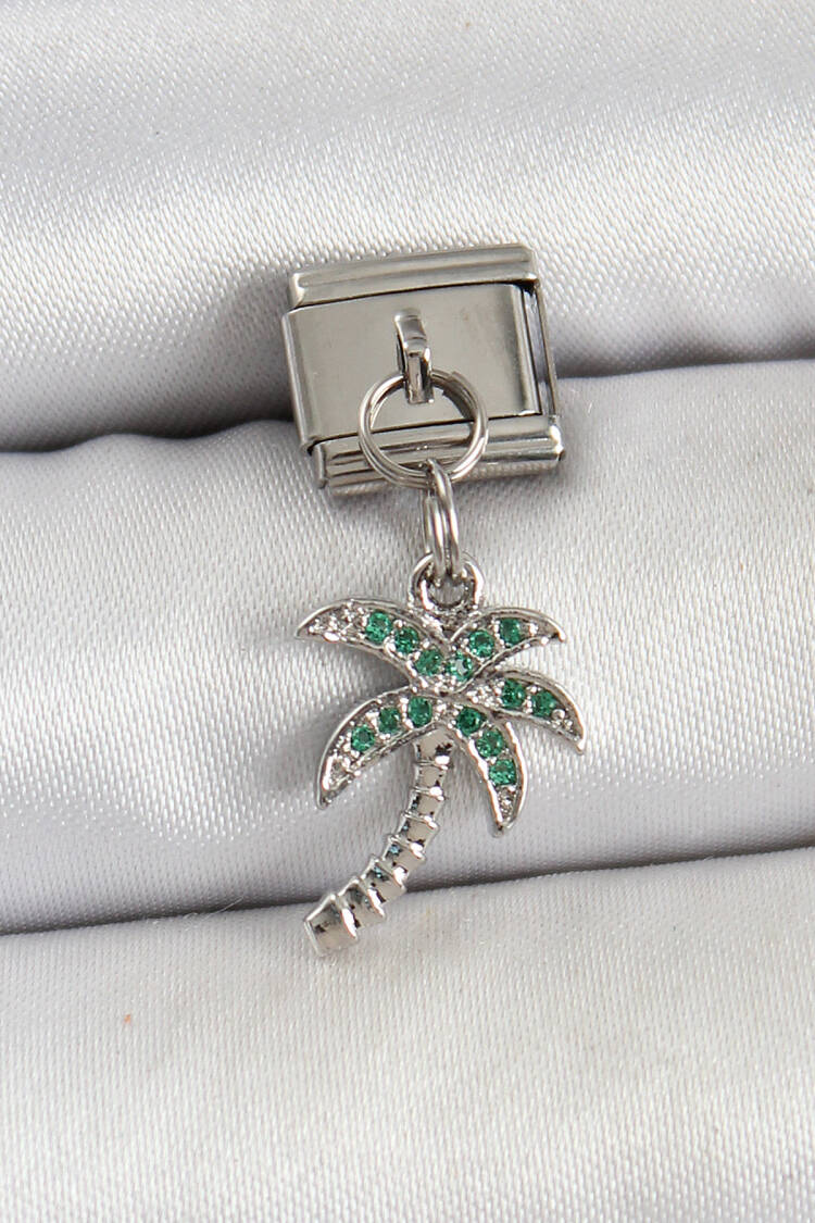 Silver Glam Bracelet With Tropical Mix Colors - Brand: Ebijuteri - Women's Clothing Wholesale - Globality Store