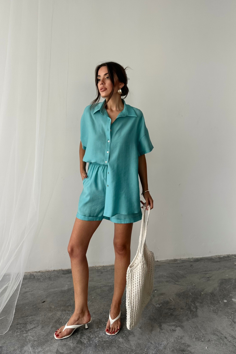 Blue Casual Streetwear Set - Brand: Ello - Women's Clothing Wholesale - Globality Store