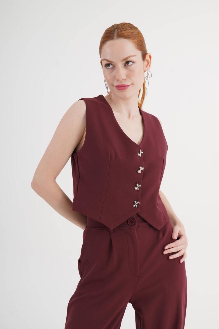 Claret Red Elegant Set