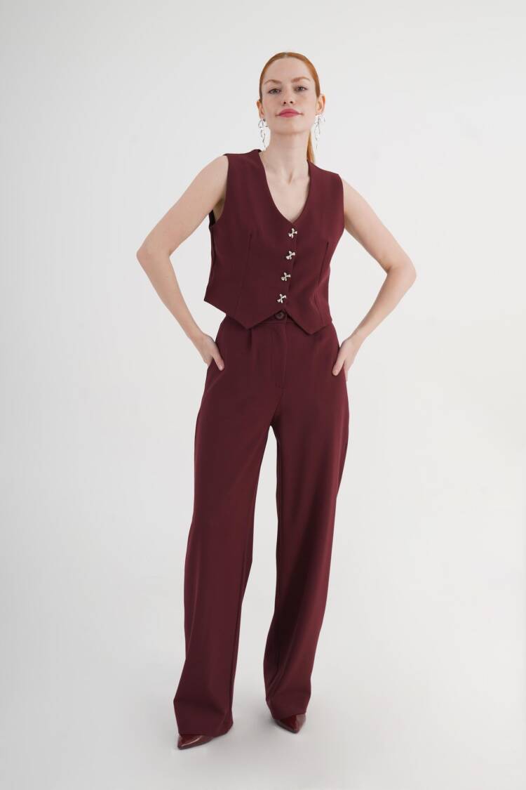 Claret Red Elegant Set