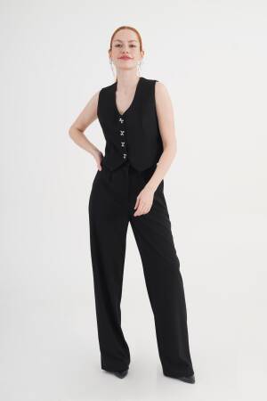 Black Elegant Formal Set - Brand: Lustrin - Women's Clothing Wholesale - Globality Store